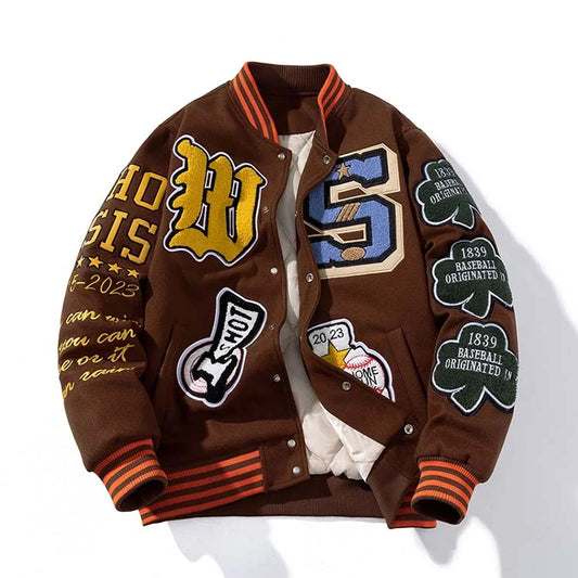 Premium USA Sports - American Soccer Fan Varsity Jacket